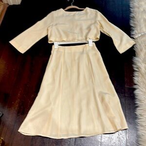 Reformation midi skirt set size XS